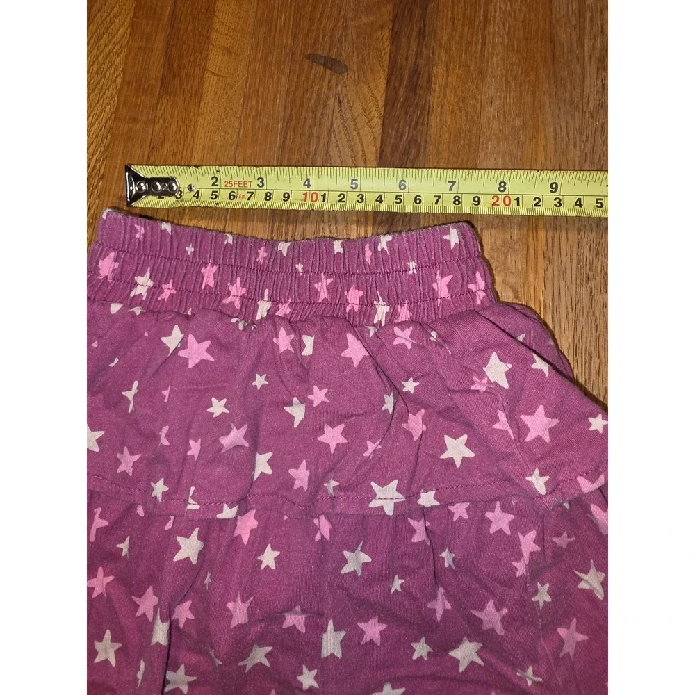 Garanimals Toddler Girls 3T Pink Star Print Ruffle Two Tier Pull On Skort